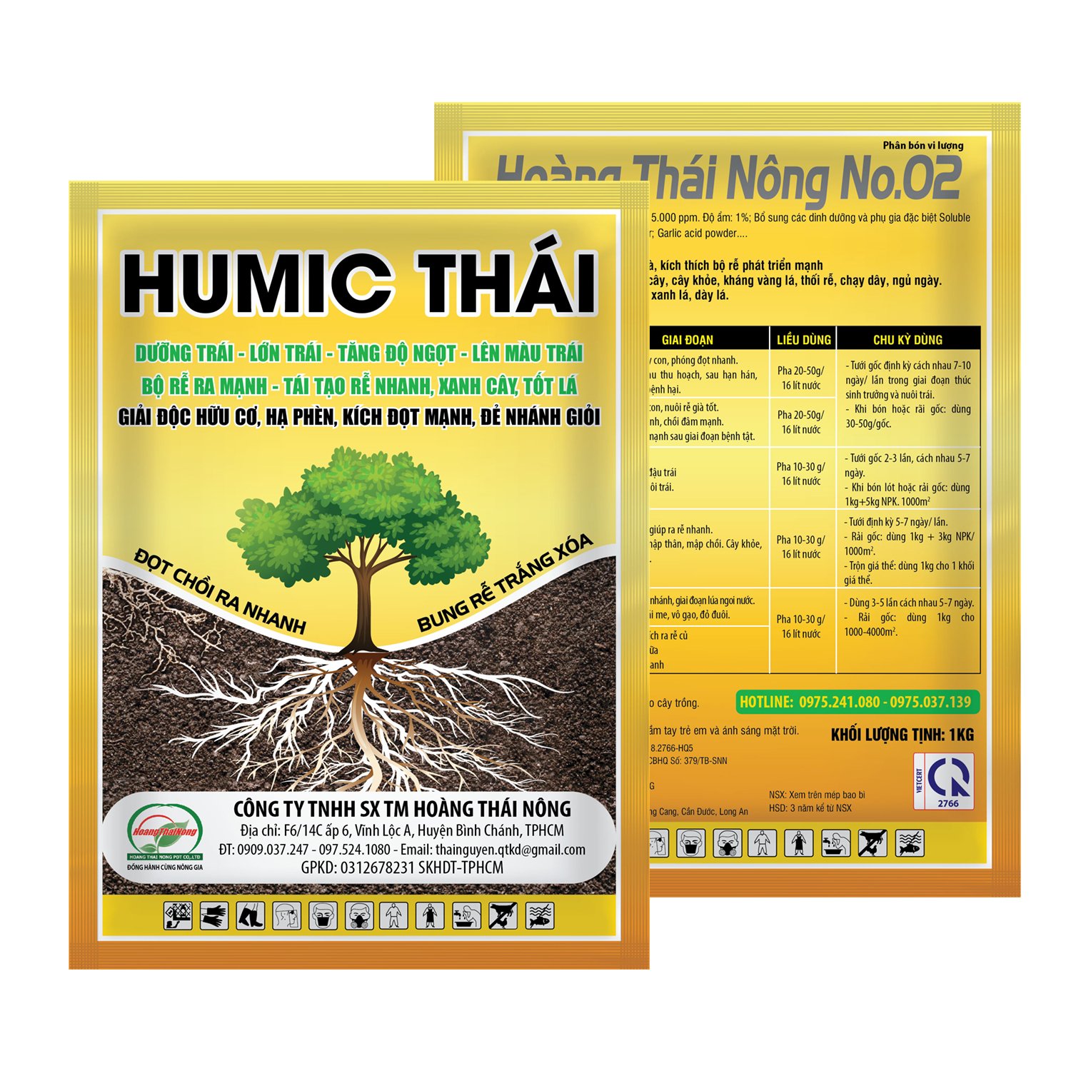 Humic Thái - Kích thích ra rễ, hạ phèn