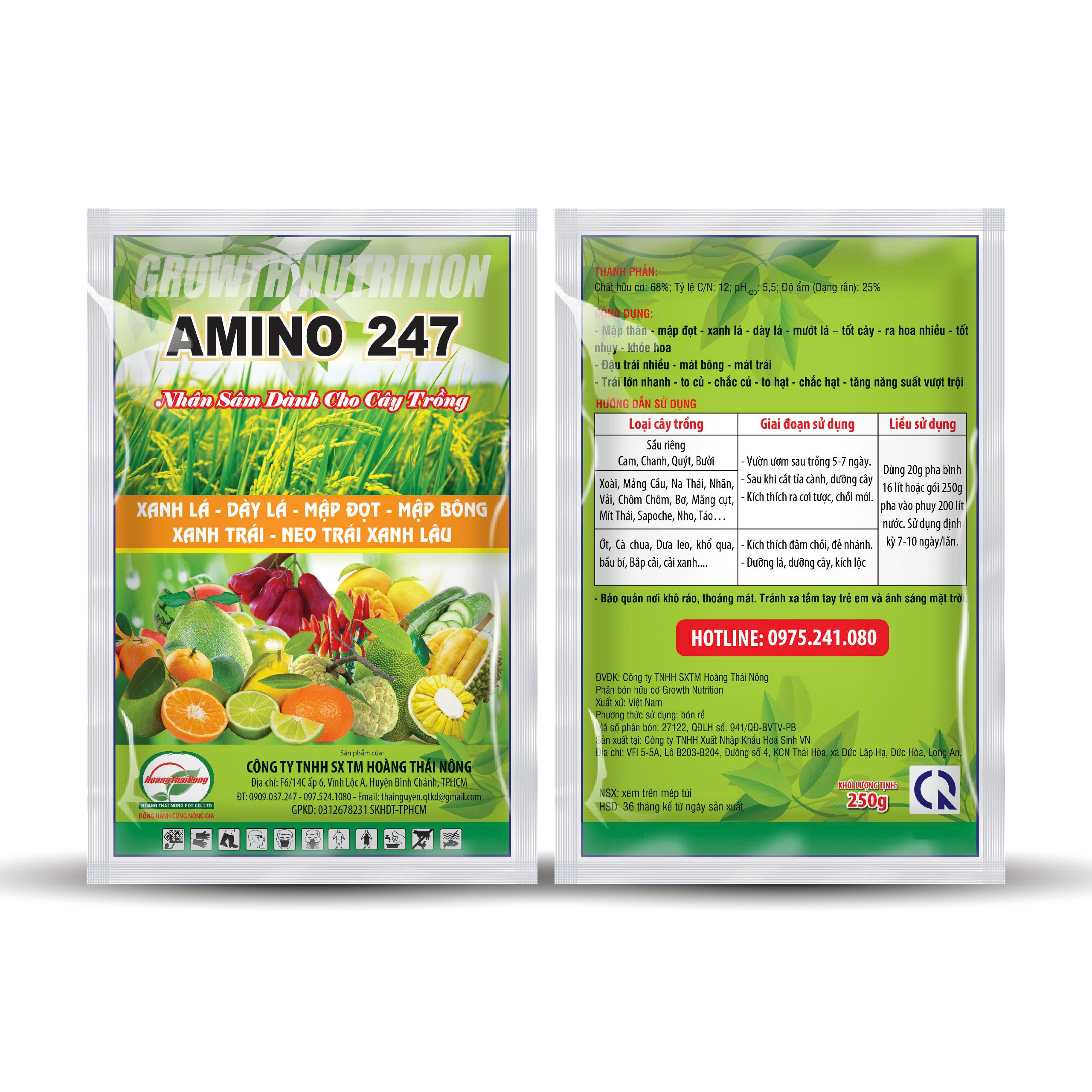 AMINO 247 - Amino Acid: 80% Mập thân, mập đọt